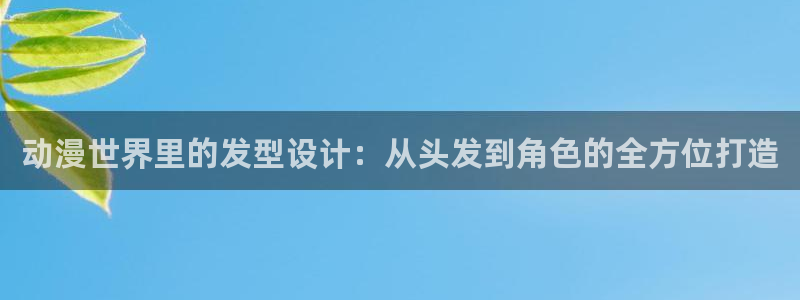 omofun动漫app官网下载：动漫世界里的发型设计：从头发到角色的全方位打造