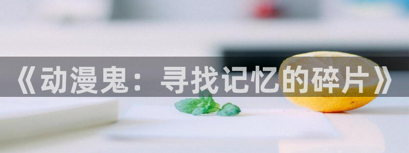 omofun网页版入口处：《动漫鬼：寻找记忆的碎片》