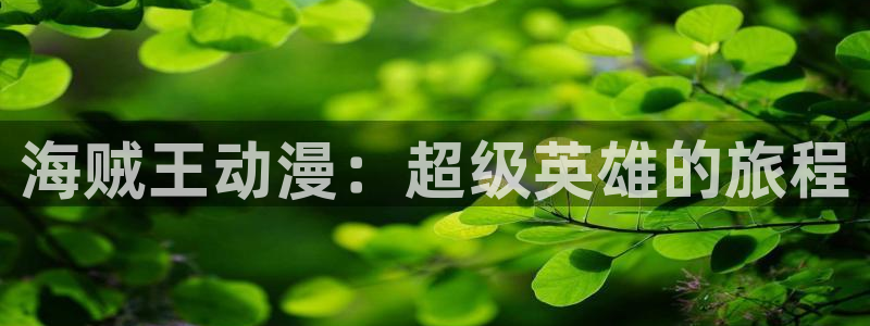omofun官网在线：海贼王动漫：超级英雄的旅程