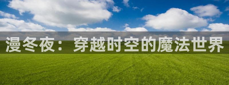 omofun网站网页版：漫冬夜：穿越时空的魔法世界